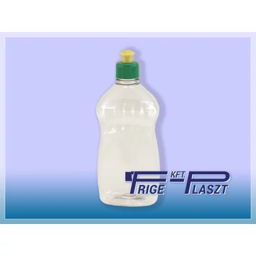 500 ml-es PET FLAKON-3 (kerek) M28-as kupakhoz